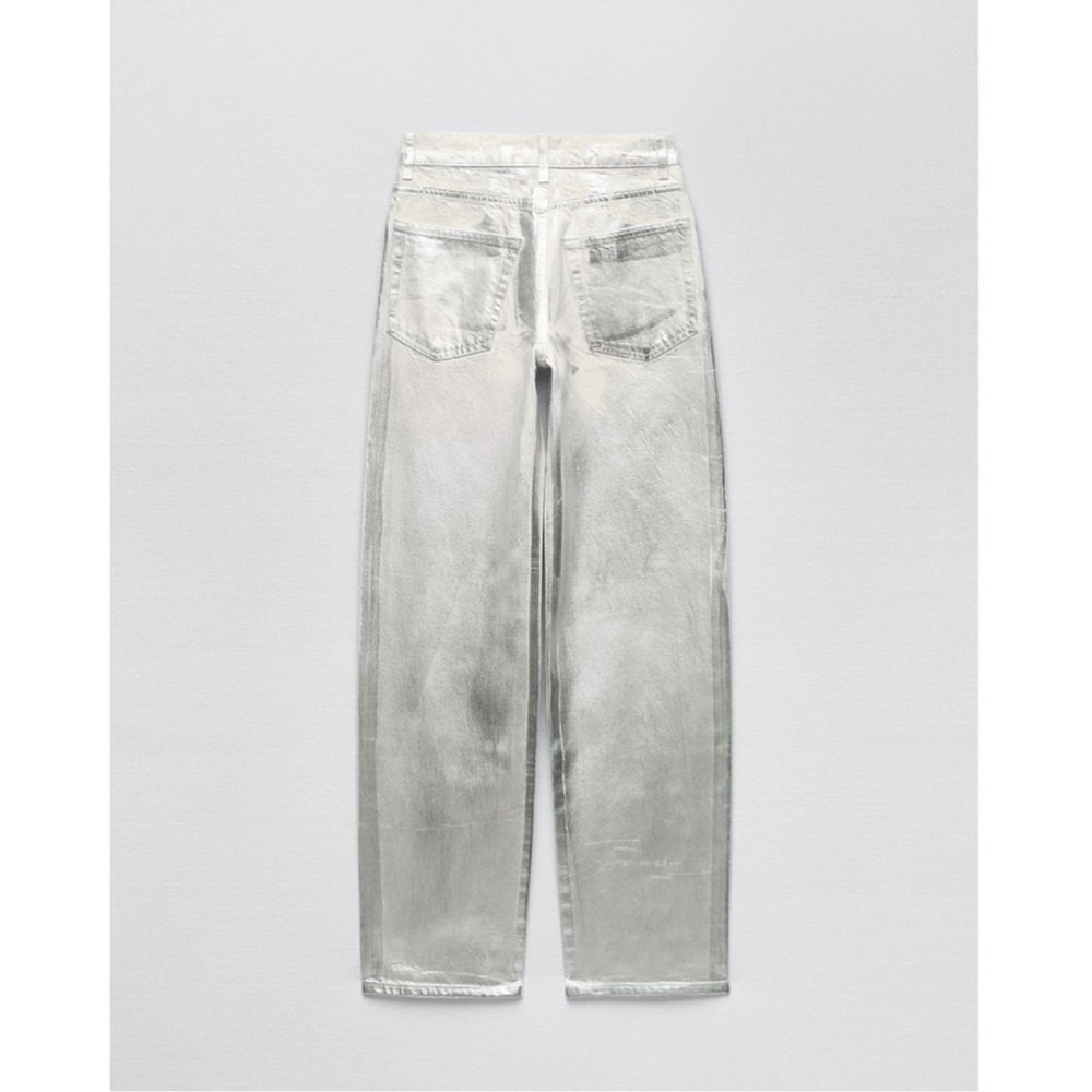 Zara ZW MID-RISE BOYFRIEND JEANS - Picture 14 of 16